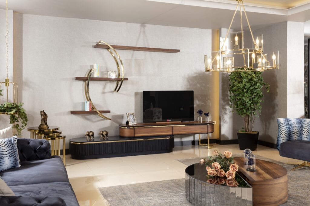 NAVY BLUE TV UNIT