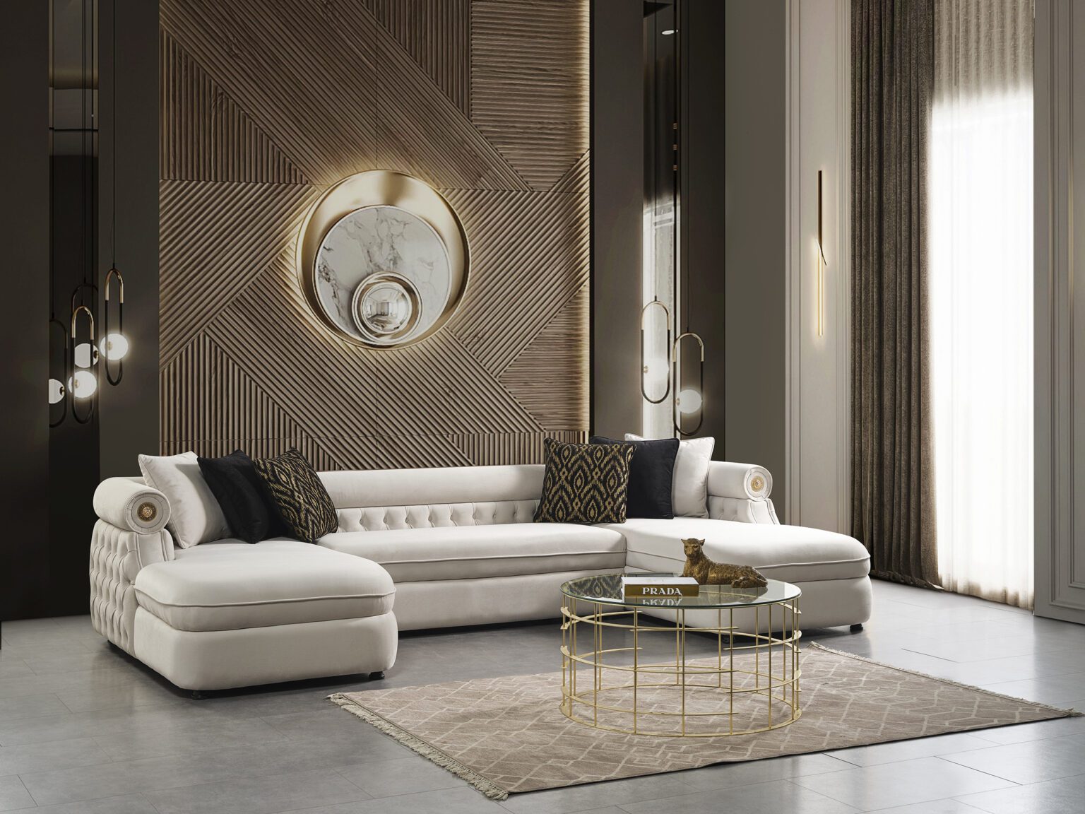 BROOKLYN SECTIONAL CREAM